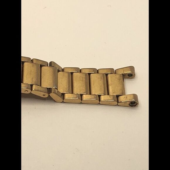 Michael Kors Watch Parts Links Partial Band Clasp Silver-tone 18mm PJ378 - Picture 7 of 12